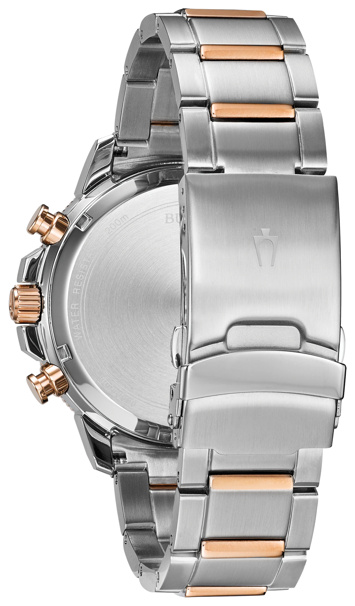 Bulova Marine Star Men's Rose Gold Blue Dial Watch | Bulova